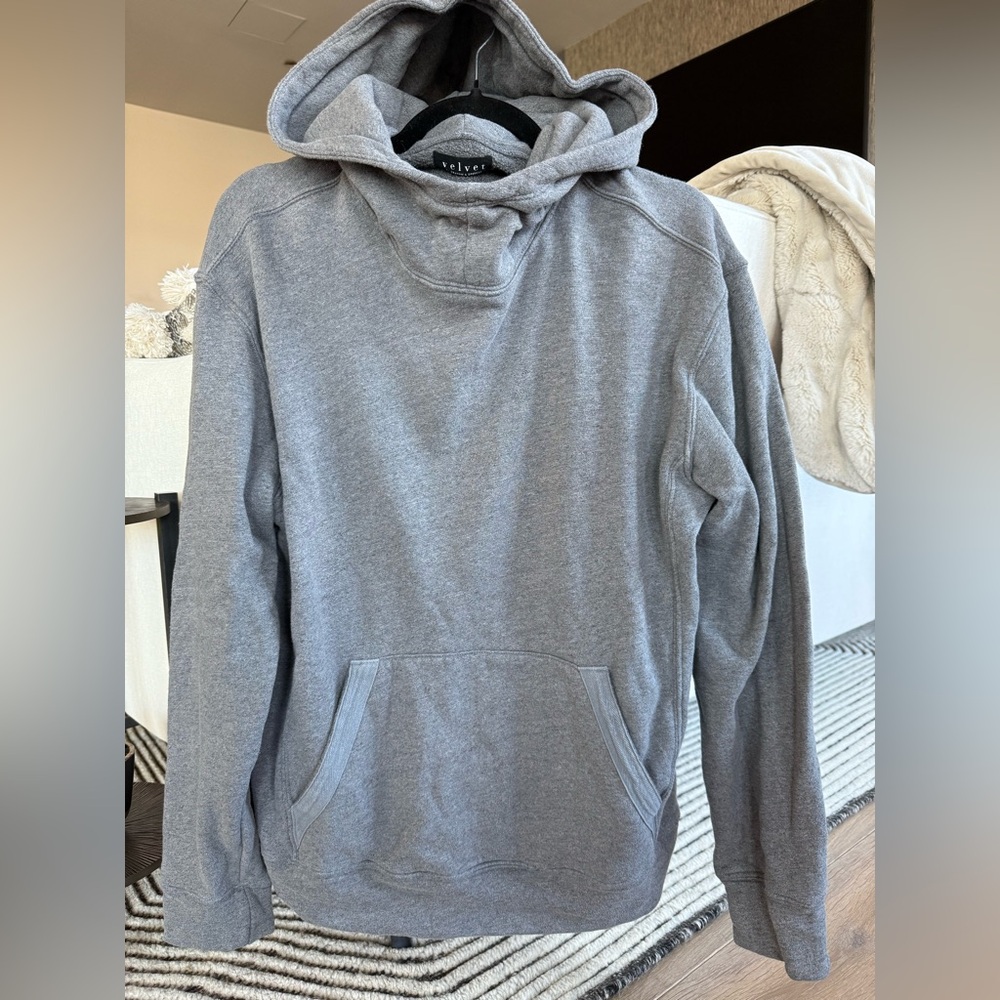 Velvet brand, Men's Gray Hoodie Size S